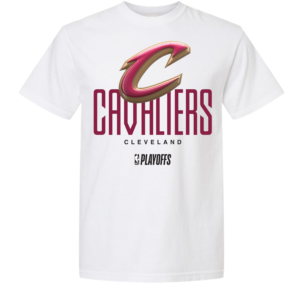 Cleveland Cavaliers Playoff White Tee by FISLL