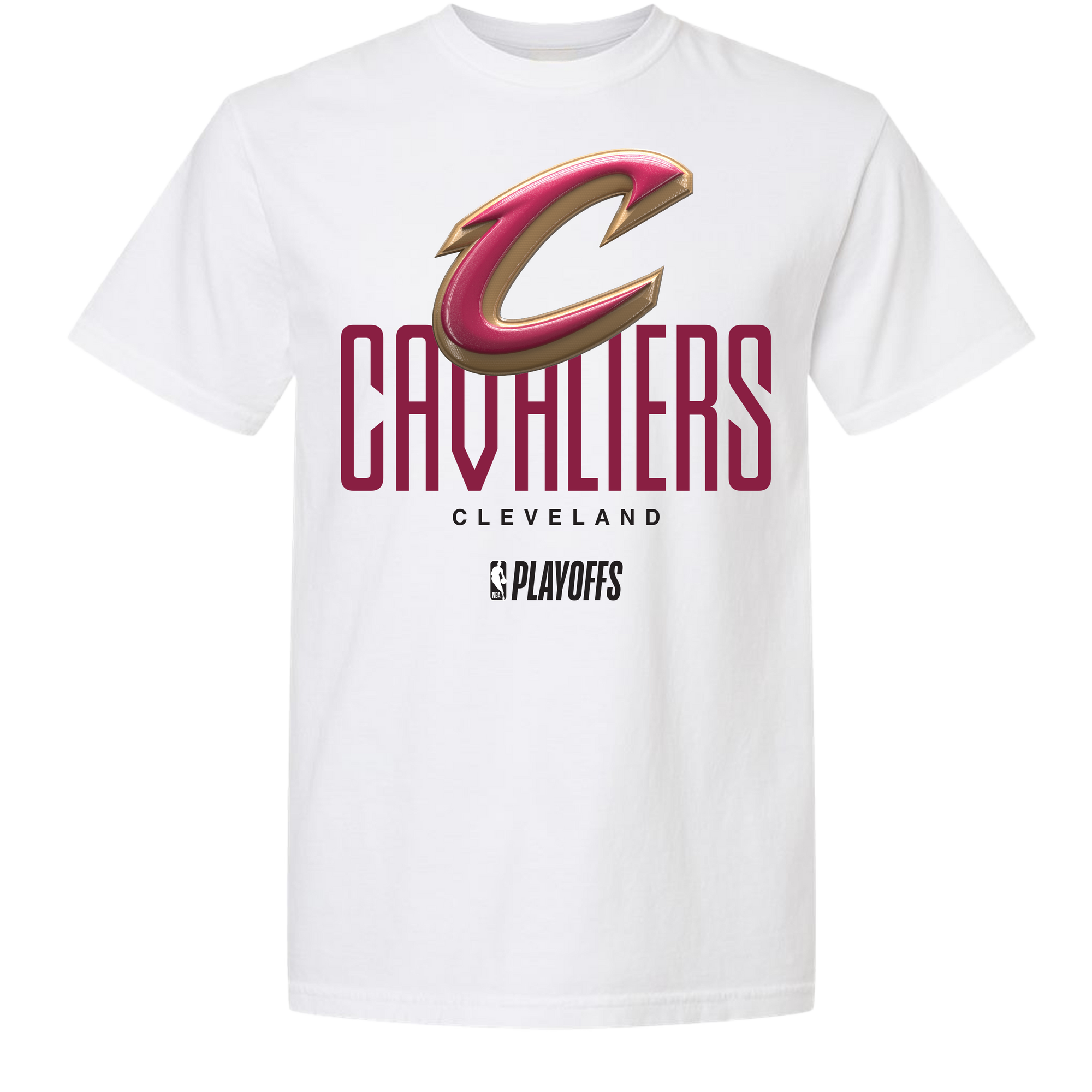 Cleveland Cavaliers Playoff White Tee by FISLL