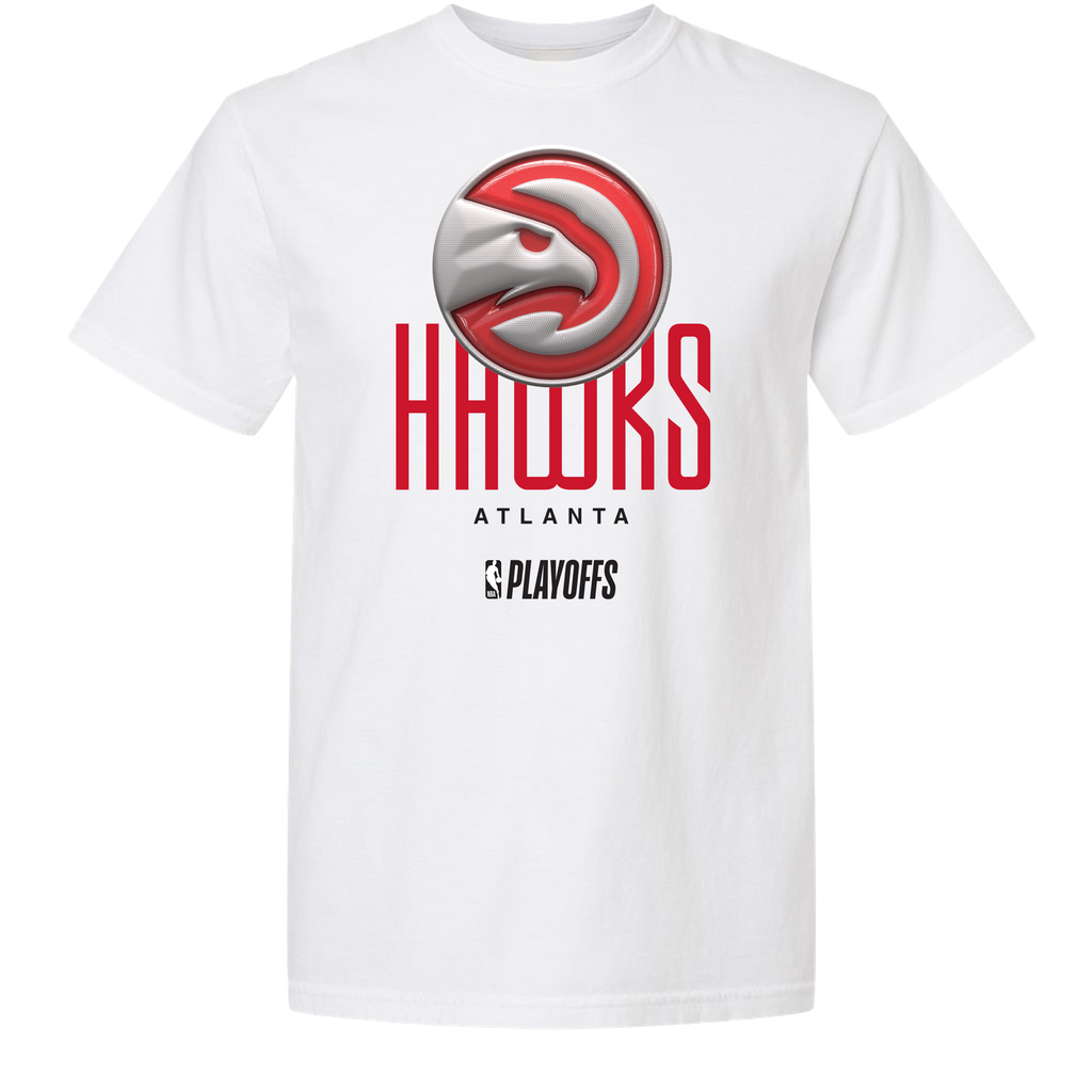 Atlanta Hawks Playoff White Tee by FISLL