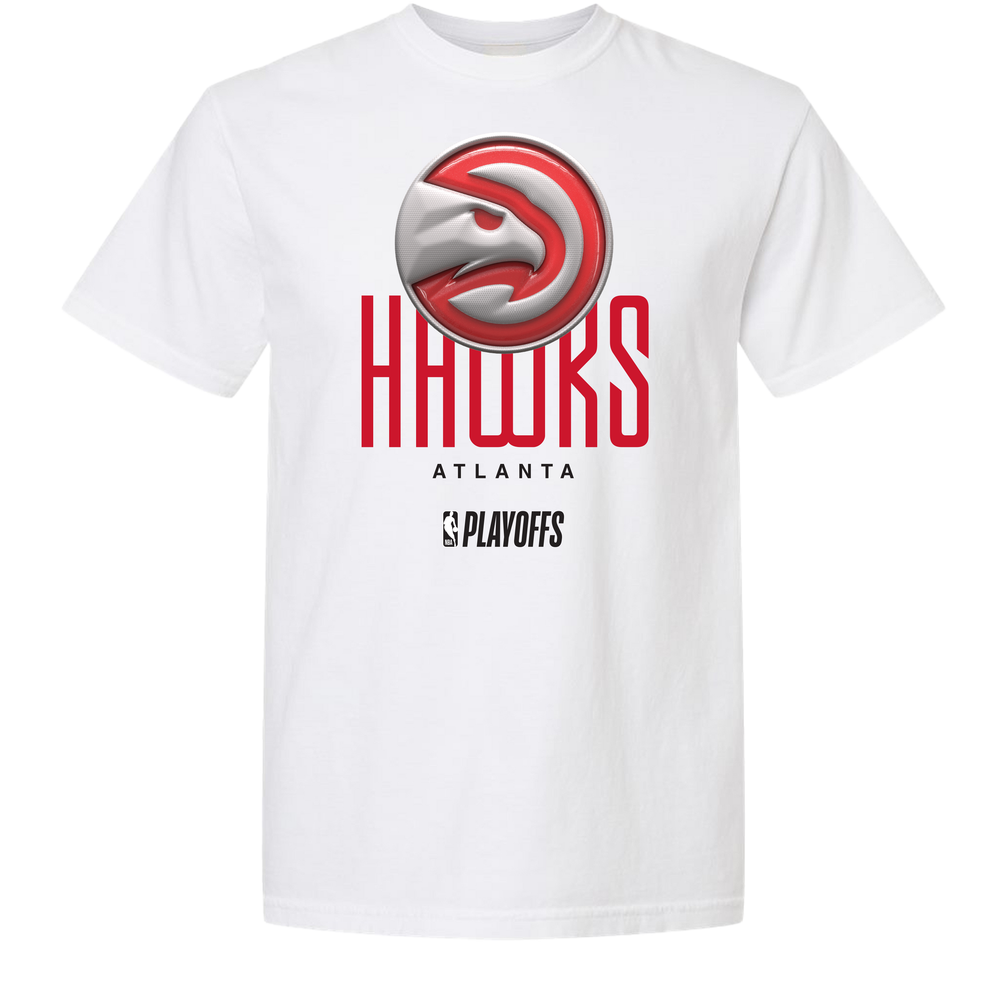 Atlanta Hawks Playoff White Tee by FISLL