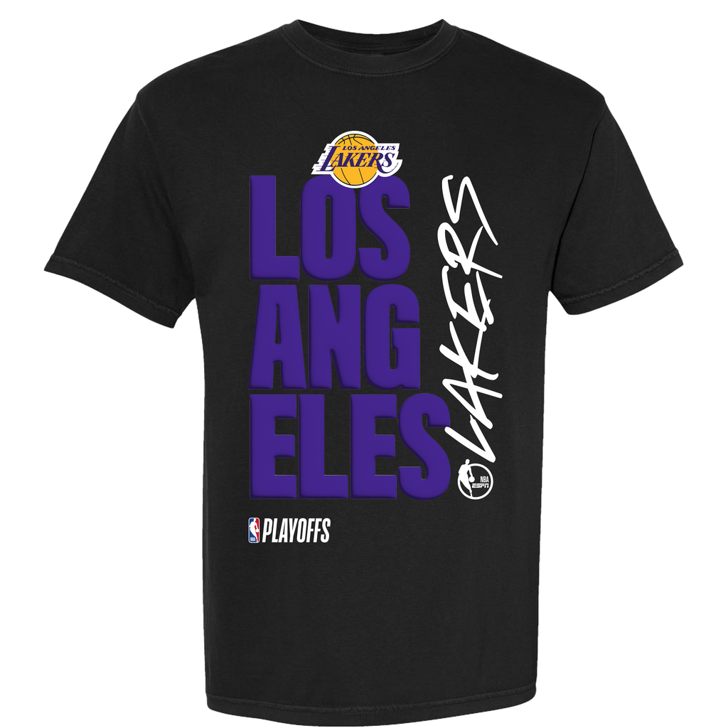 Los Angeles Lakers Playoff Black Tee by FISLL