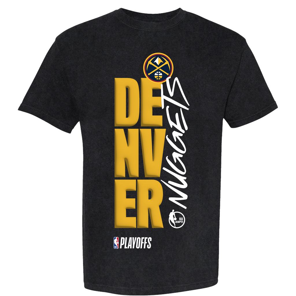 Denver Nuggets Playoff Black Tee by FISLL