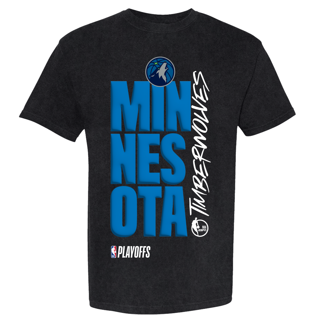 Minnesota Timberwolves Playoff Tee - Black
