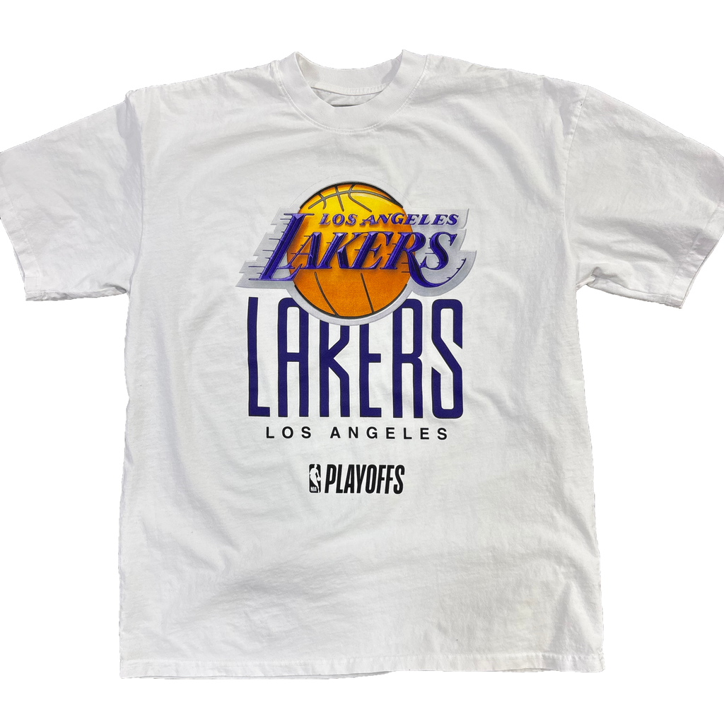 Los Angeles Lakers Playoff White Tee by FISLL