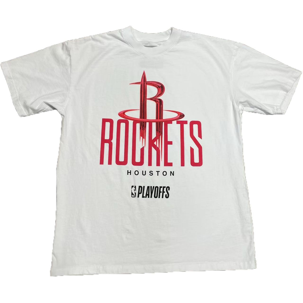 Houston Rockets Playoff White Tee by FISLL
