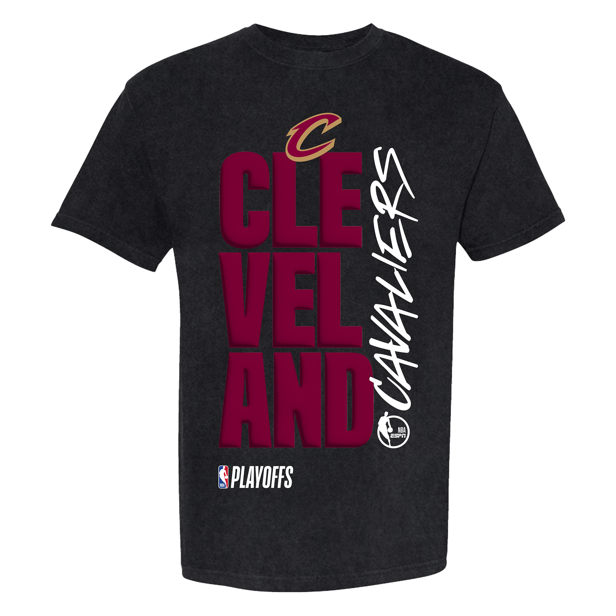 Cleveland Cavaliers Playoff Black Tee by FISLL